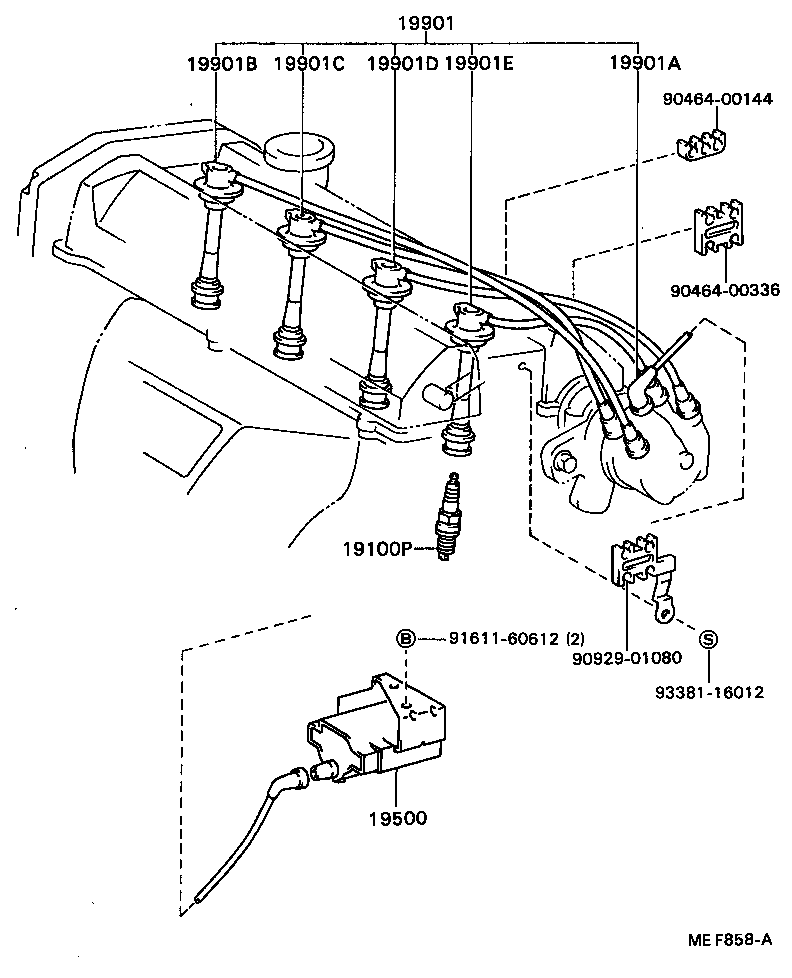  CELICA |  IGNITION COIL SPARK PLUG