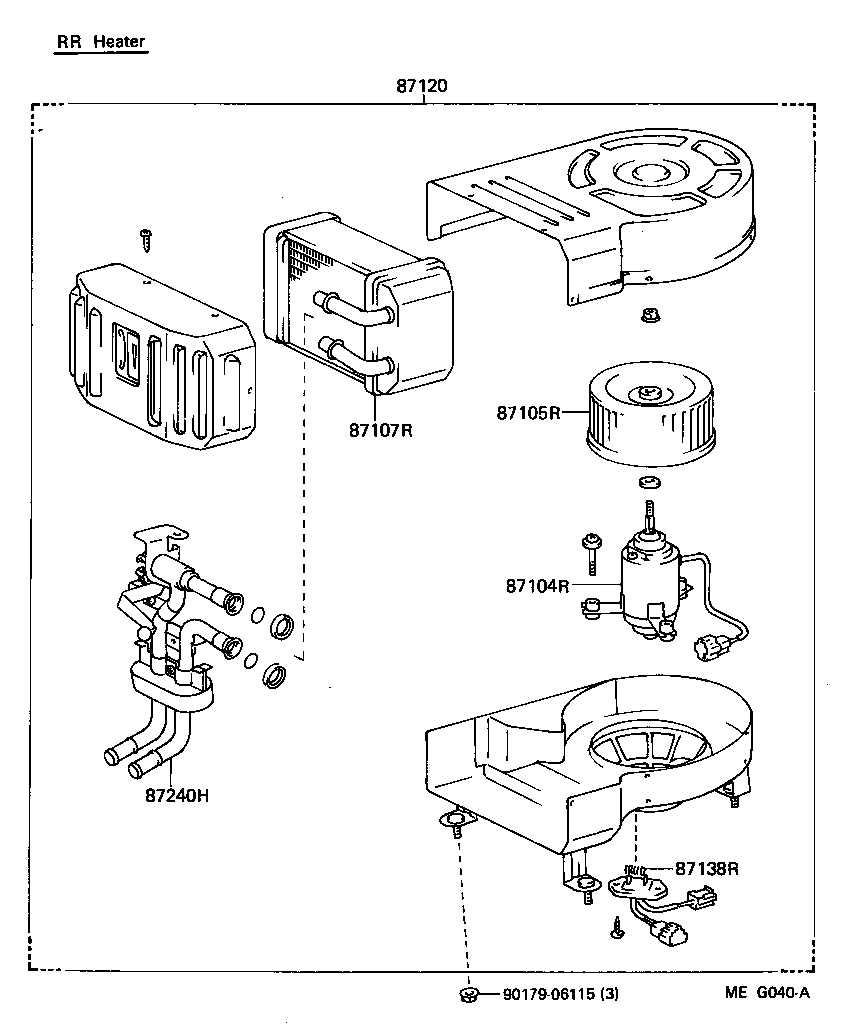  DYNA150 |  HEATING AIR CONDITIONING HEATER UNIT BLOWER