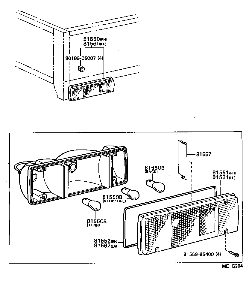  DYNA150 |  REAR COMBINATION LAMP