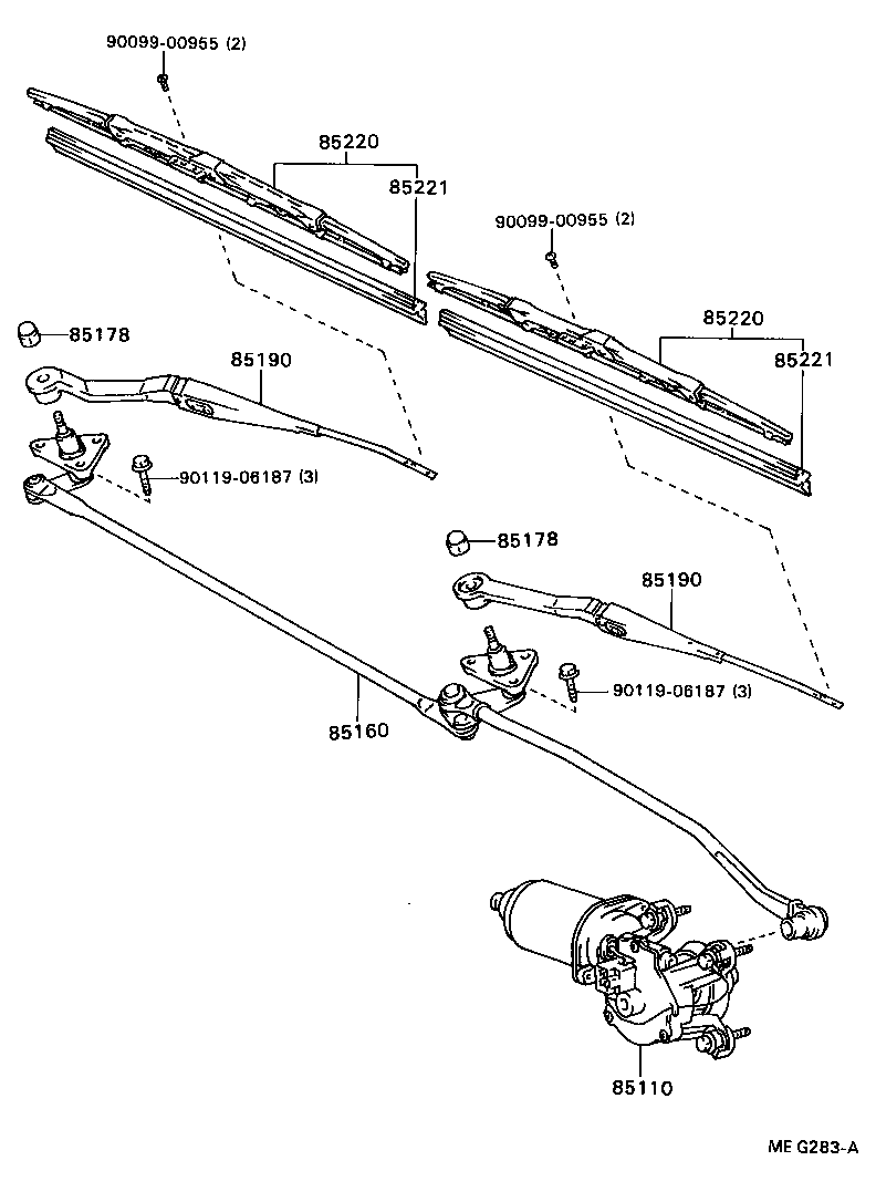 CELICA |  WINDSHIELD WIPER