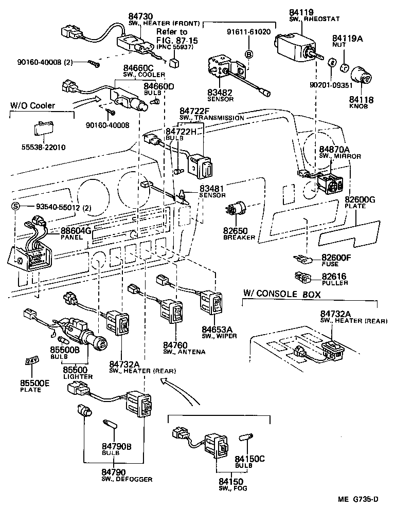 LAND CRUISER 60 |  SWITCH RELAY COMPUTER
