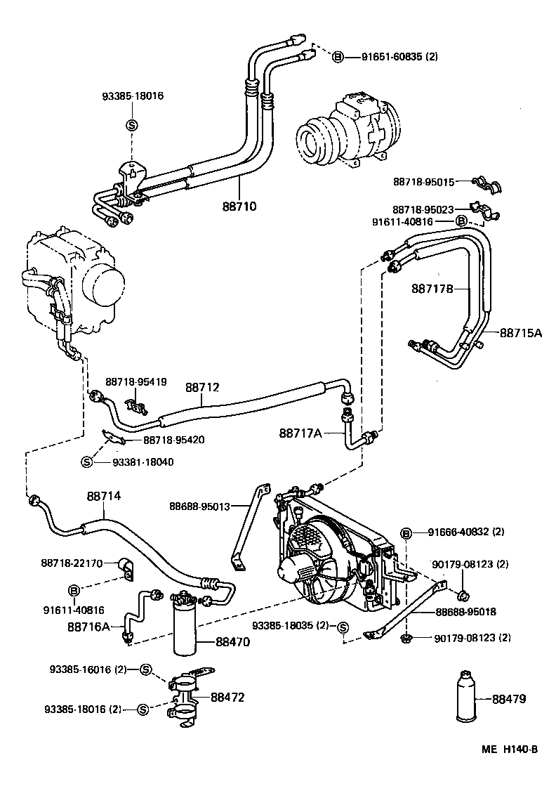  DYNA150 |  HEATING AIR CONDITIONING COOLER PIPING