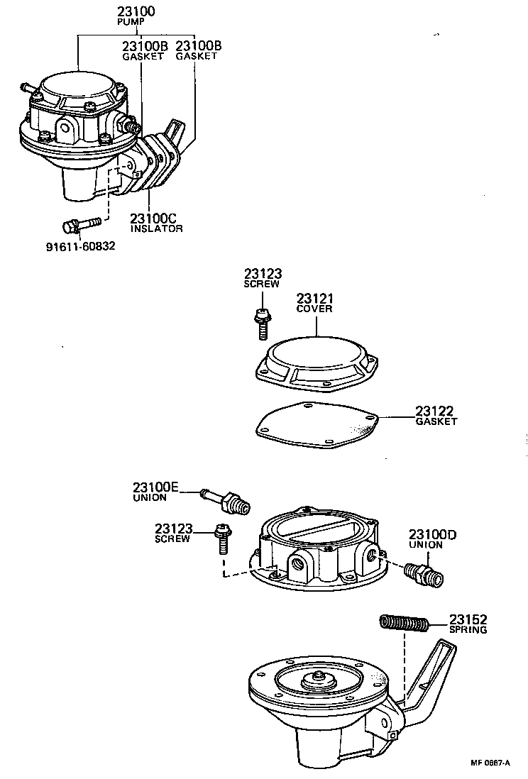  HILUX |  FUEL PUMP PIPE