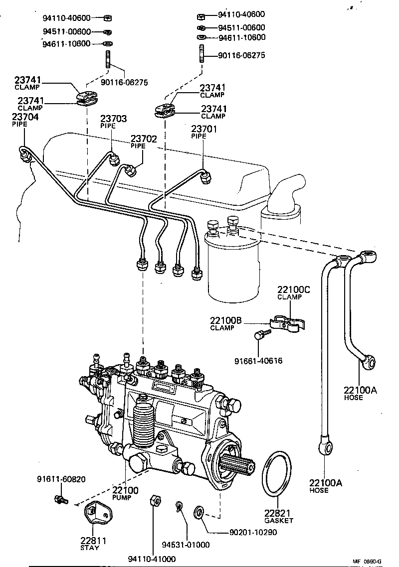  TOYOACE |  INJECTION PUMP ASSEMBLY