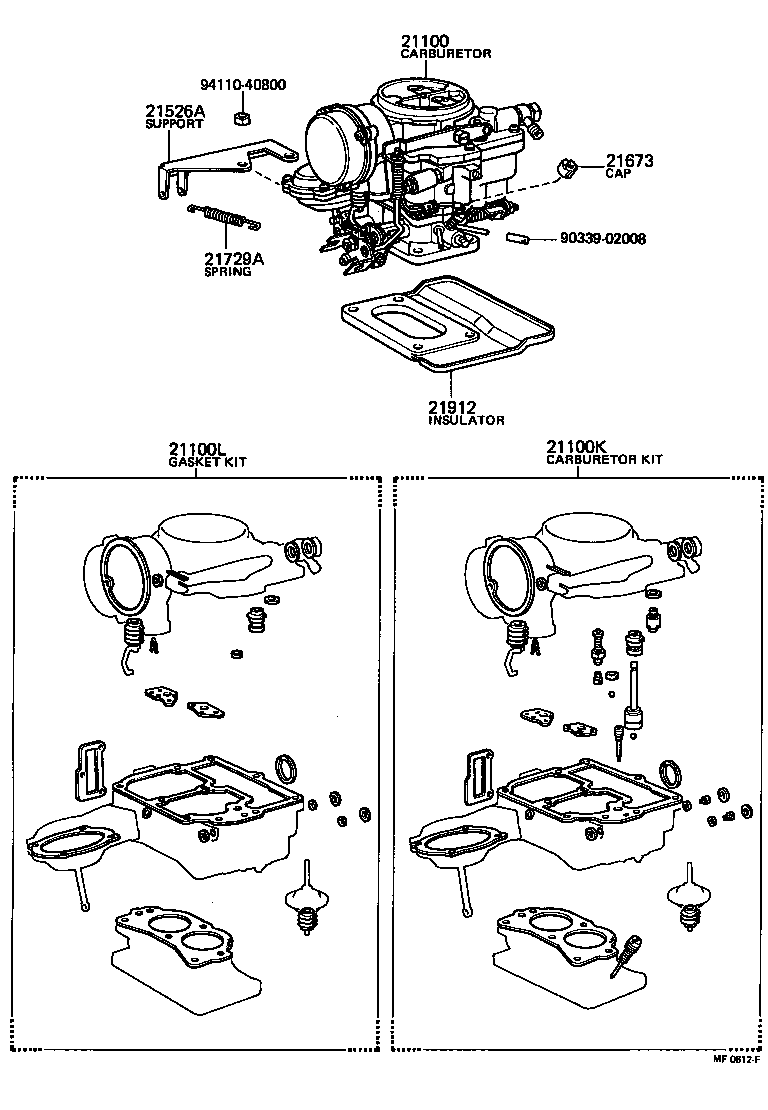  CROWN |  CARBURETOR ASSEMBLY