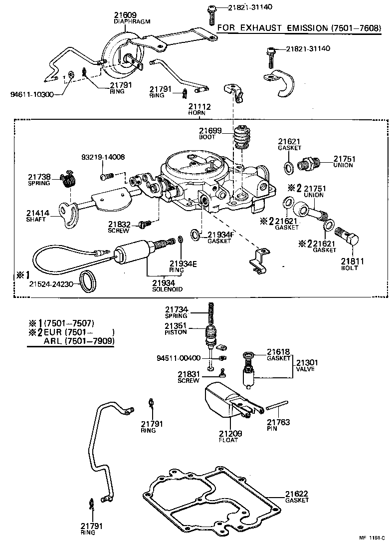  LAND CRUISER 40 45 55 |  CARBURETOR