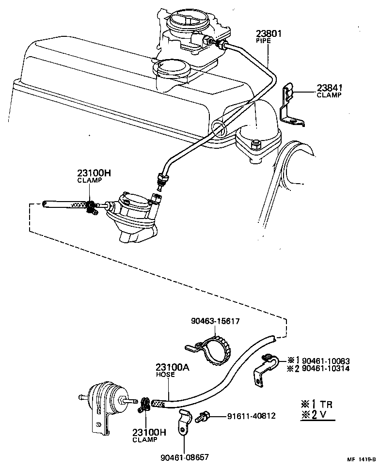  LITEACE |  FUEL PIPE CLAMP