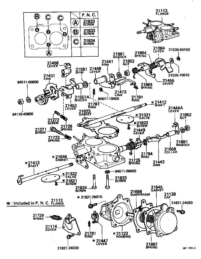  CRESSIDA |  CARBURETOR