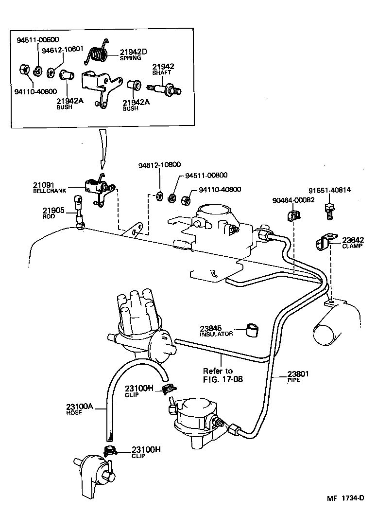  HIACE |  FUEL PIPE CLAMP