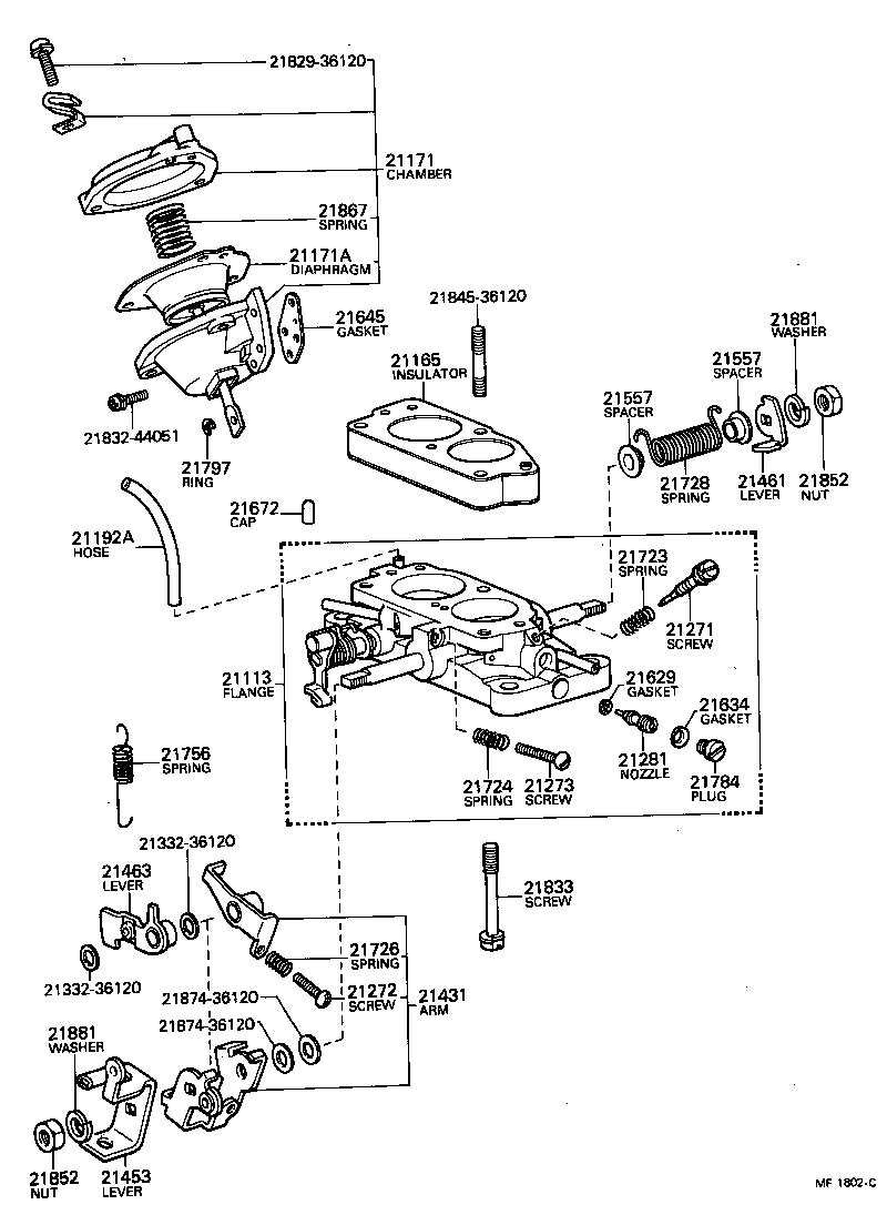  CRESSIDA |  CARBURETOR