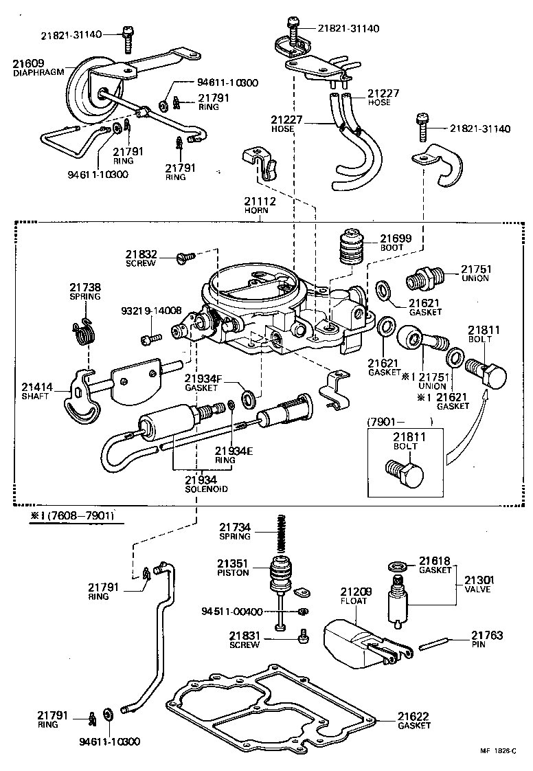  LAND CRUISER 40 45 55 |  CARBURETOR