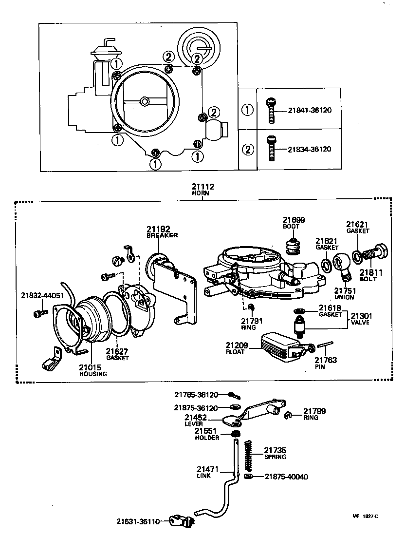  CRESSIDA |  CARBURETOR