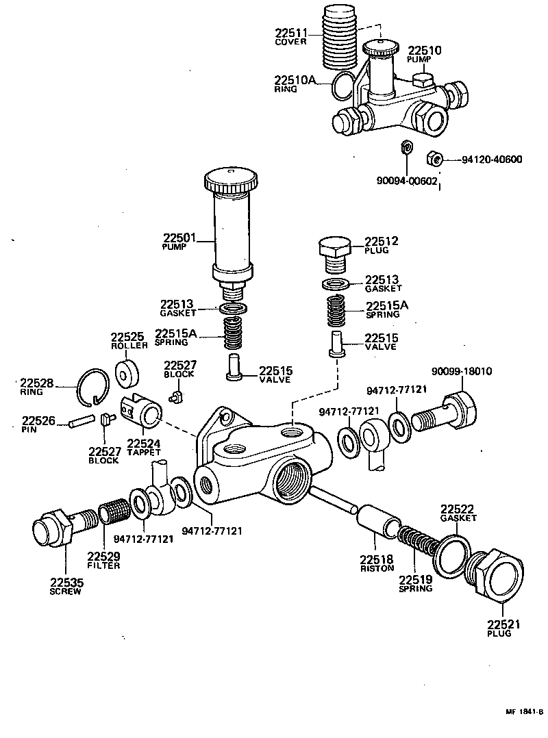  LAND CRUISER 40 45 55 |  FUEL FEED PUMP