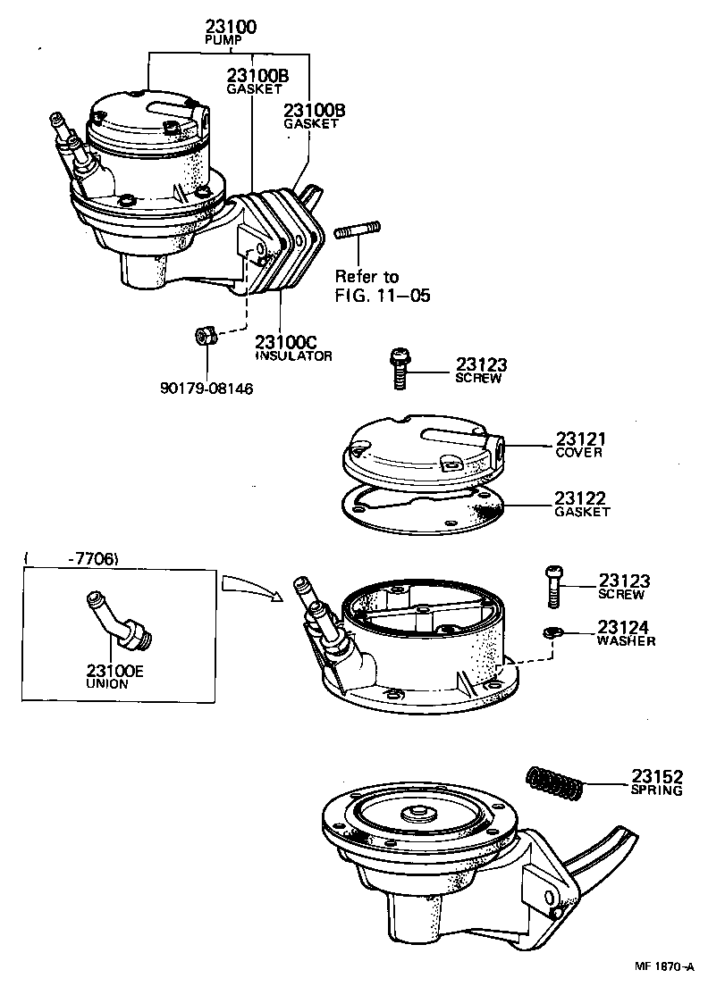  CRESSIDA |  FUEL PUMP PIPE