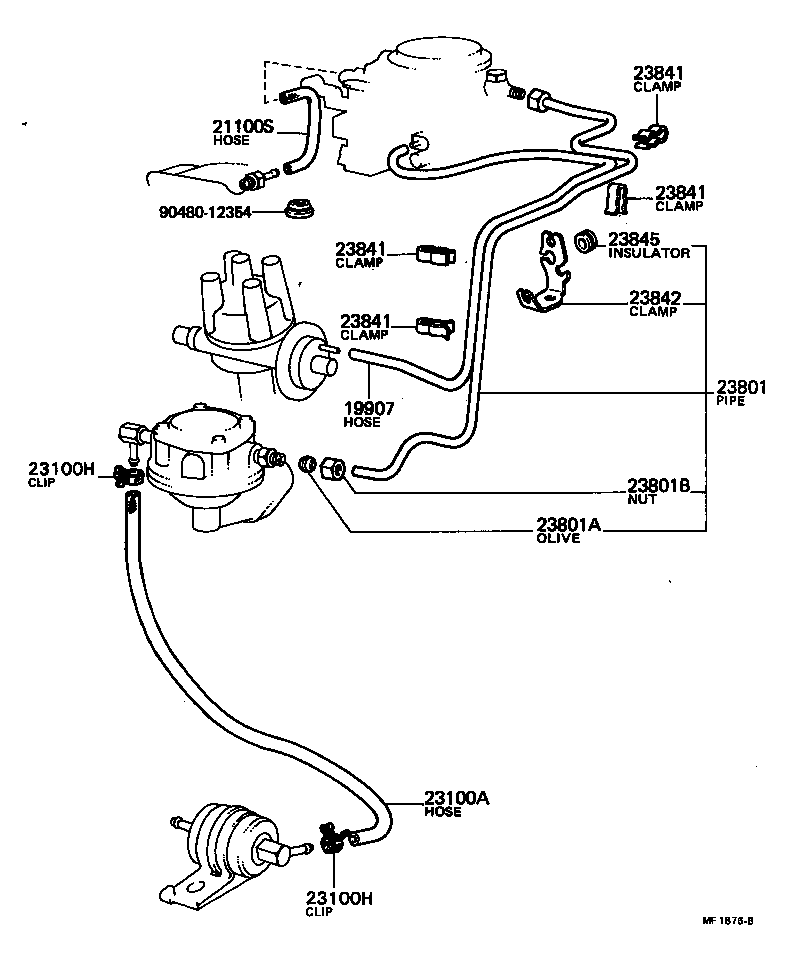  COASTER |  FUEL PIPE CLAMP