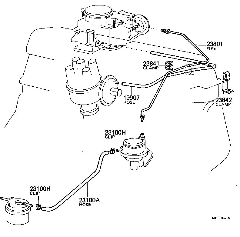  STARLET |  FUEL PIPE CLAMP