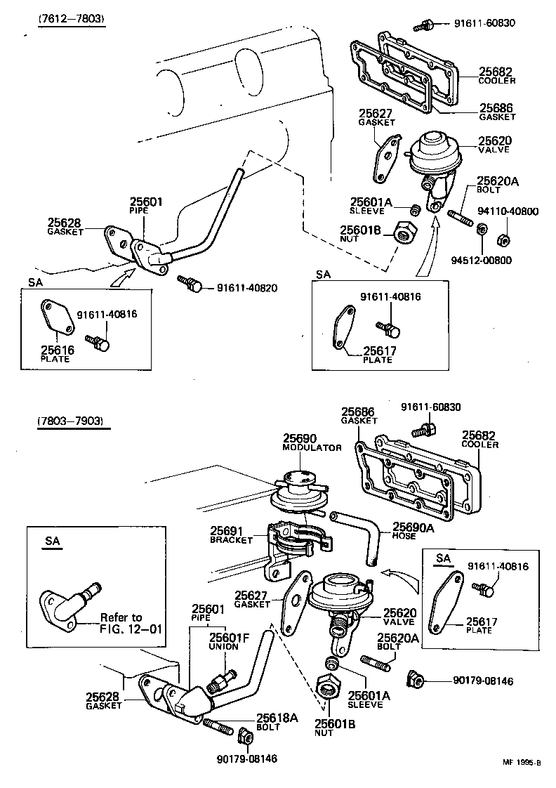  CRESSIDA |  EXHAUST GAS RECIRCULATION SYSTEM