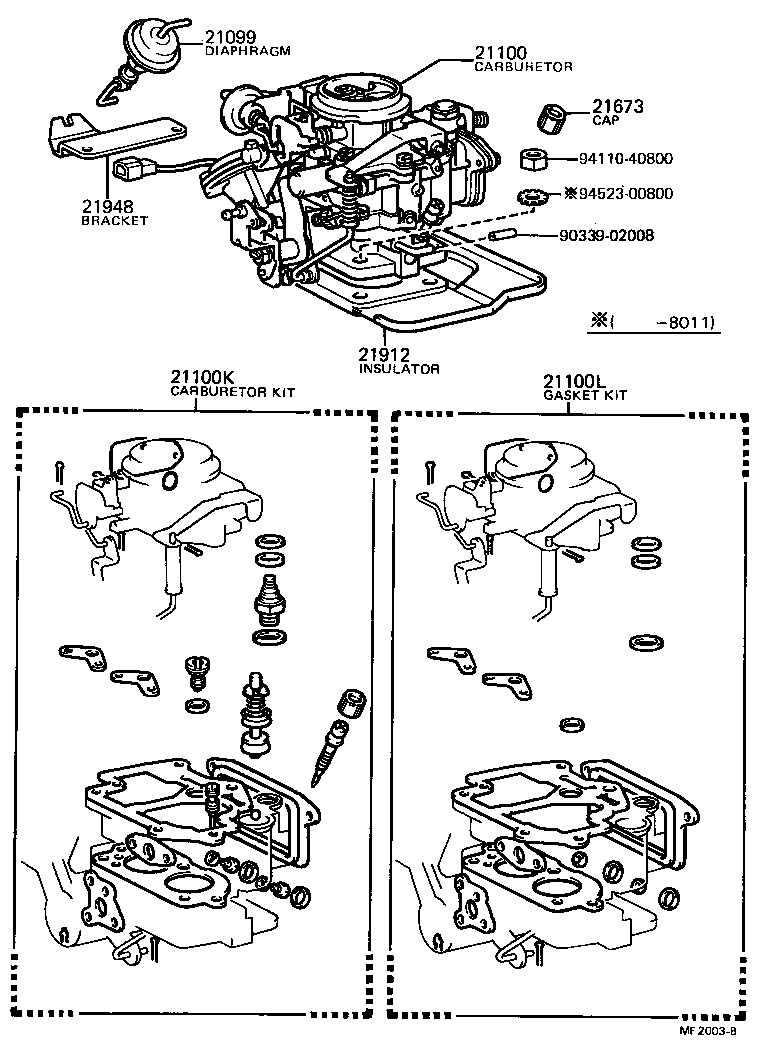  DYNA |  CARBURETOR ASSEMBLY