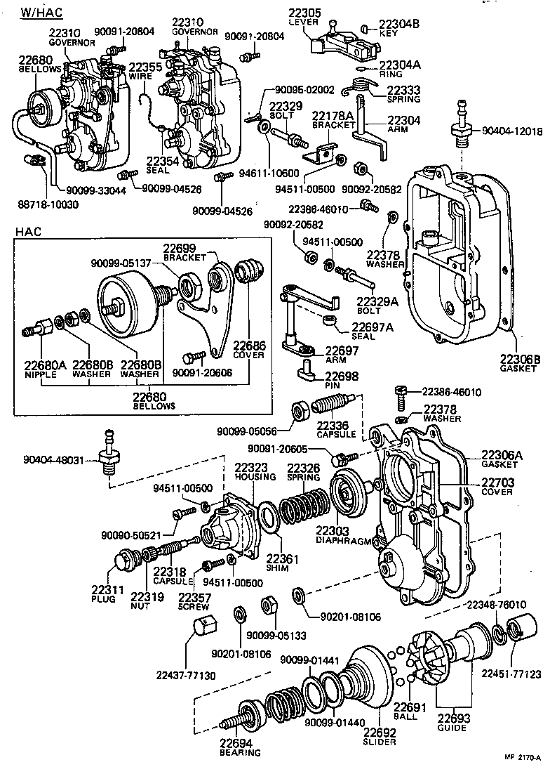  TOYOACE |  PNEUMATIC GOVERNOR