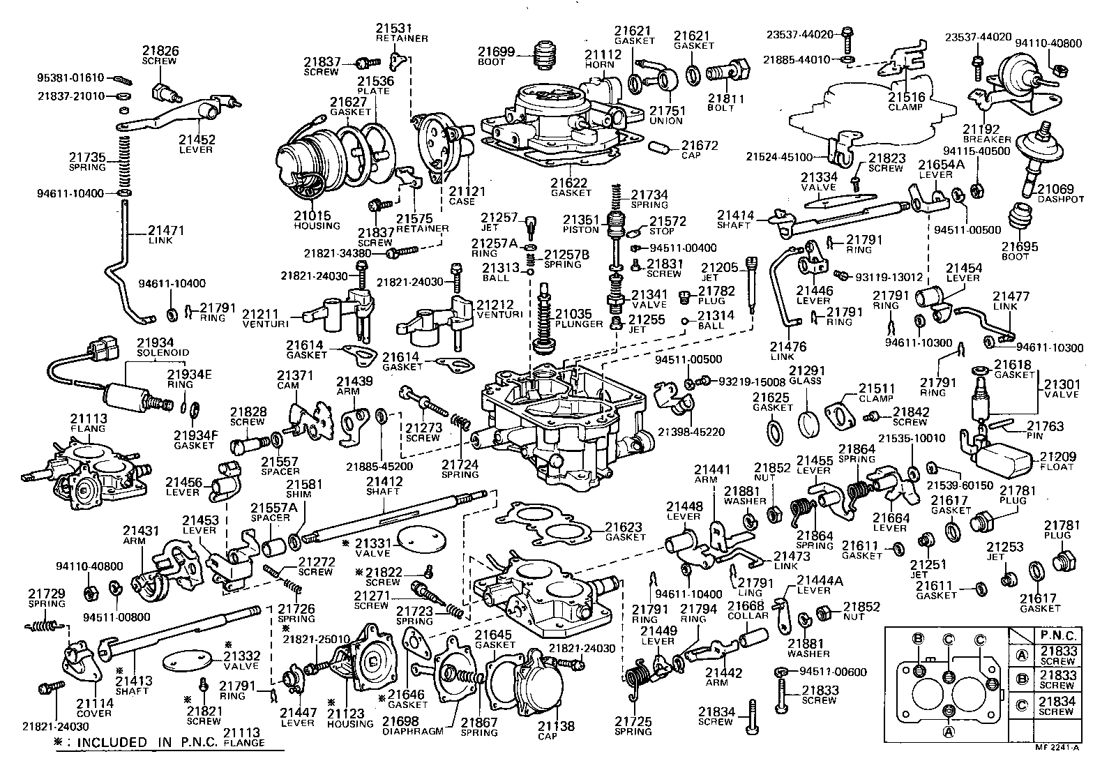  CRESSIDA |  CARBURETOR