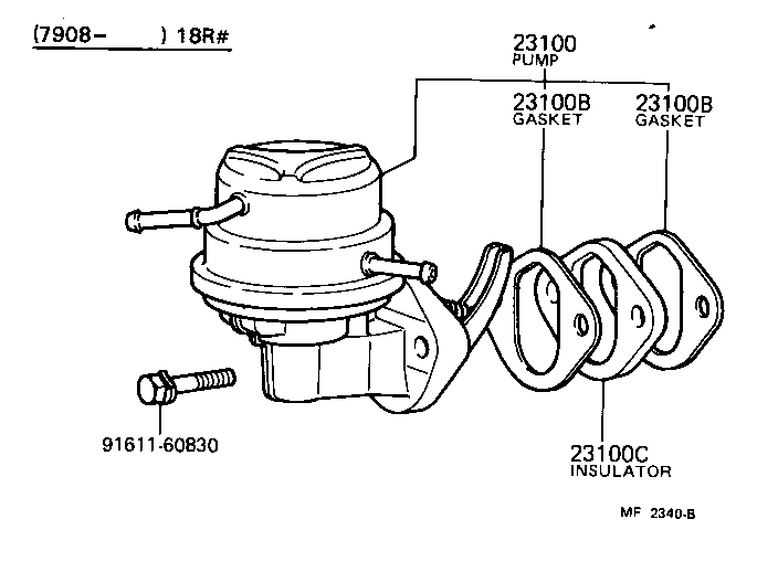  CELICA |  FUEL PUMP PIPE