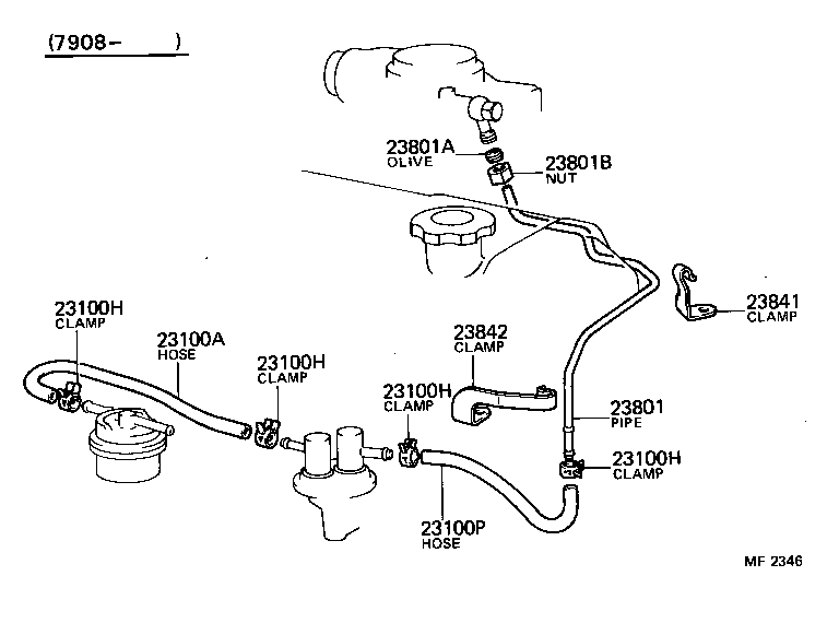  CRESSIDA |  FUEL PIPE CLAMP