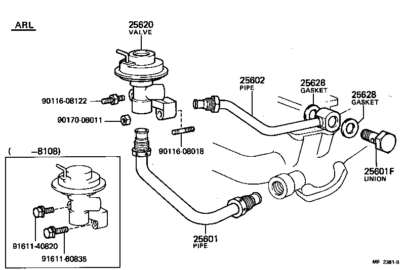  LITEACE |  EXHAUST GAS RECIRCULATION SYSTEM