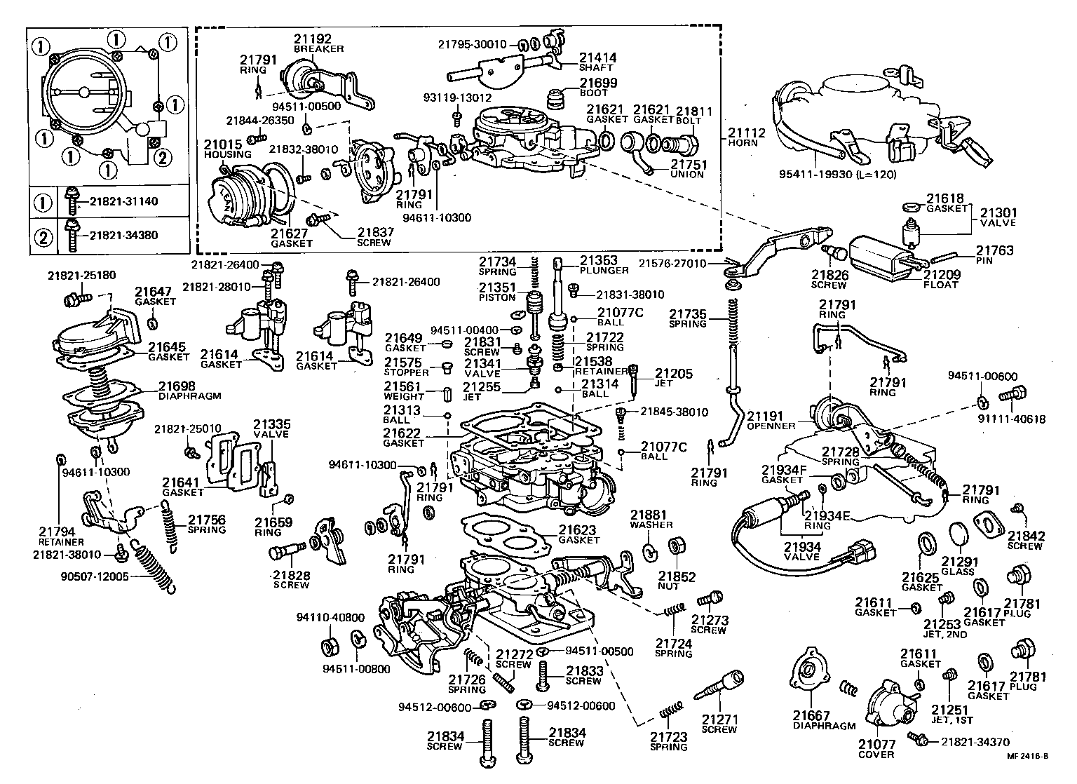  CRESSIDA |  CARBURETOR