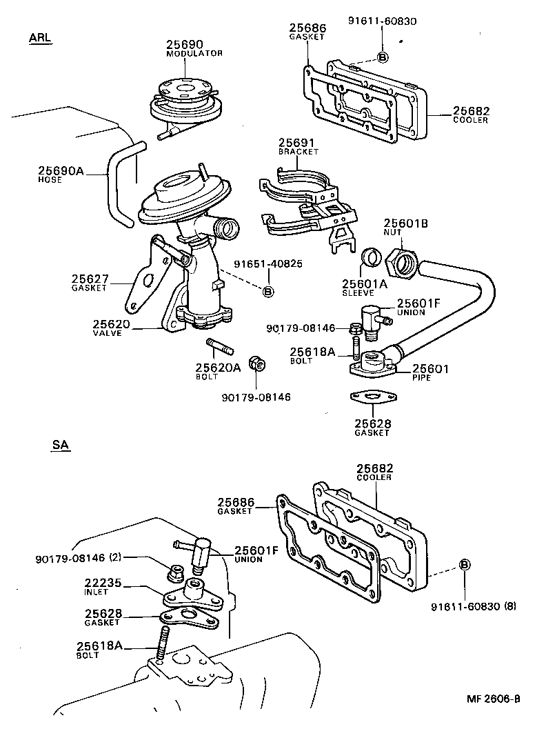  CRESSIDA |  EXHAUST GAS RECIRCULATION SYSTEM