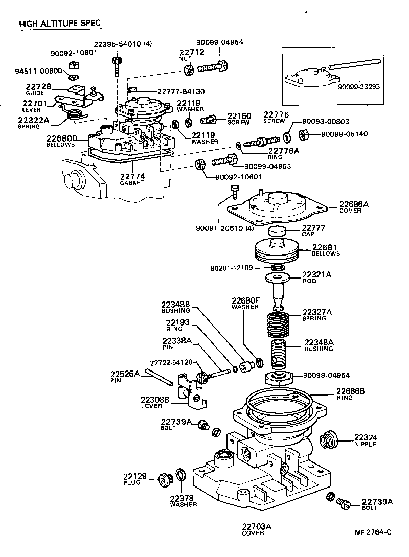  CRESSIDA |  INJECTION PUMP BODY
