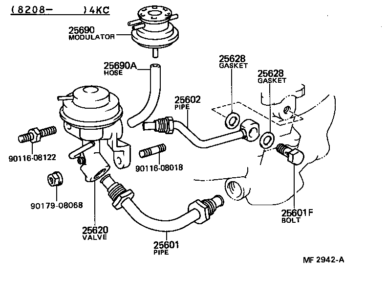  STARLET |  EXHAUST GAS RECIRCULATION SYSTEM