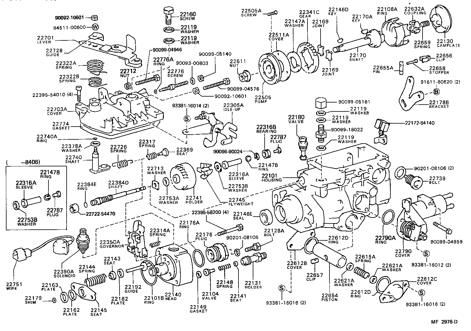  LITEACE |  INJECTION PUMP BODY