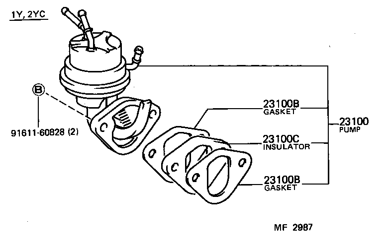  LITEACE |  FUEL PUMP PIPE