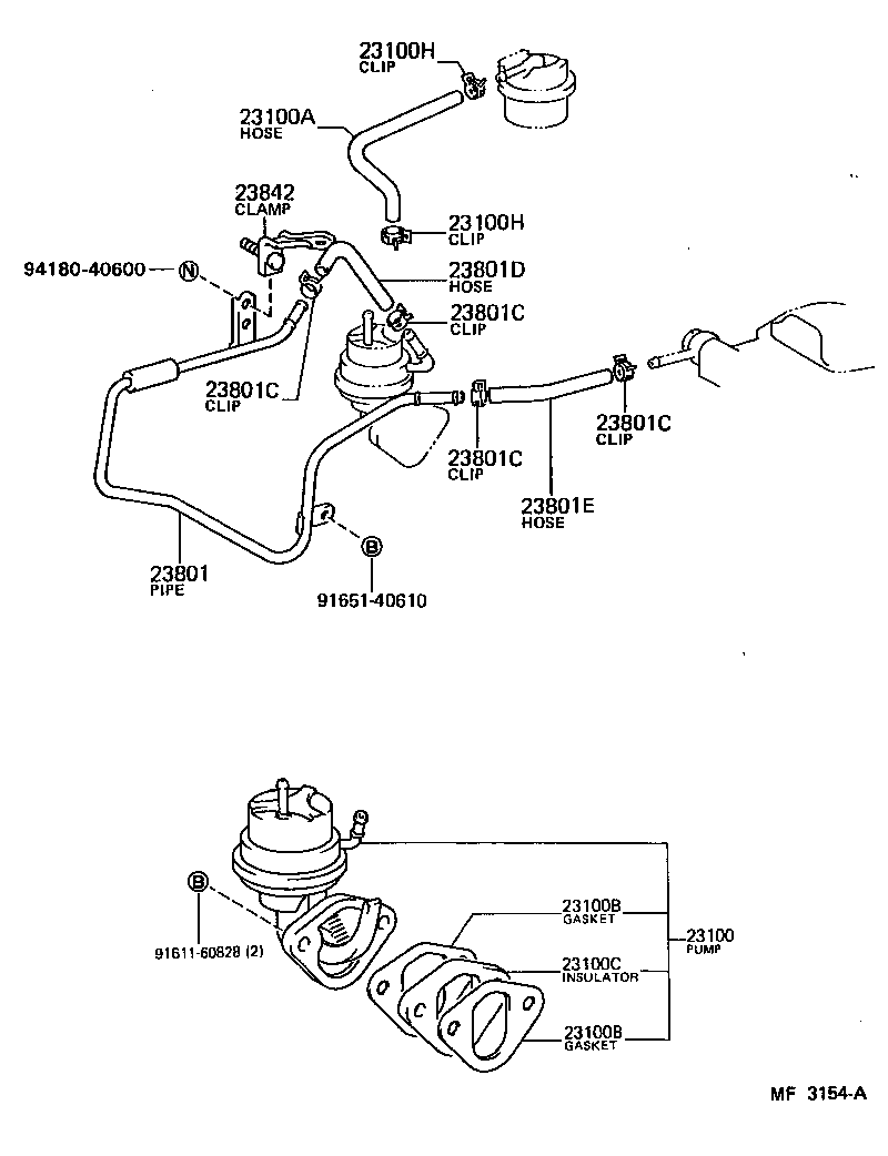  CROWN |  FUEL PUMP PIPE