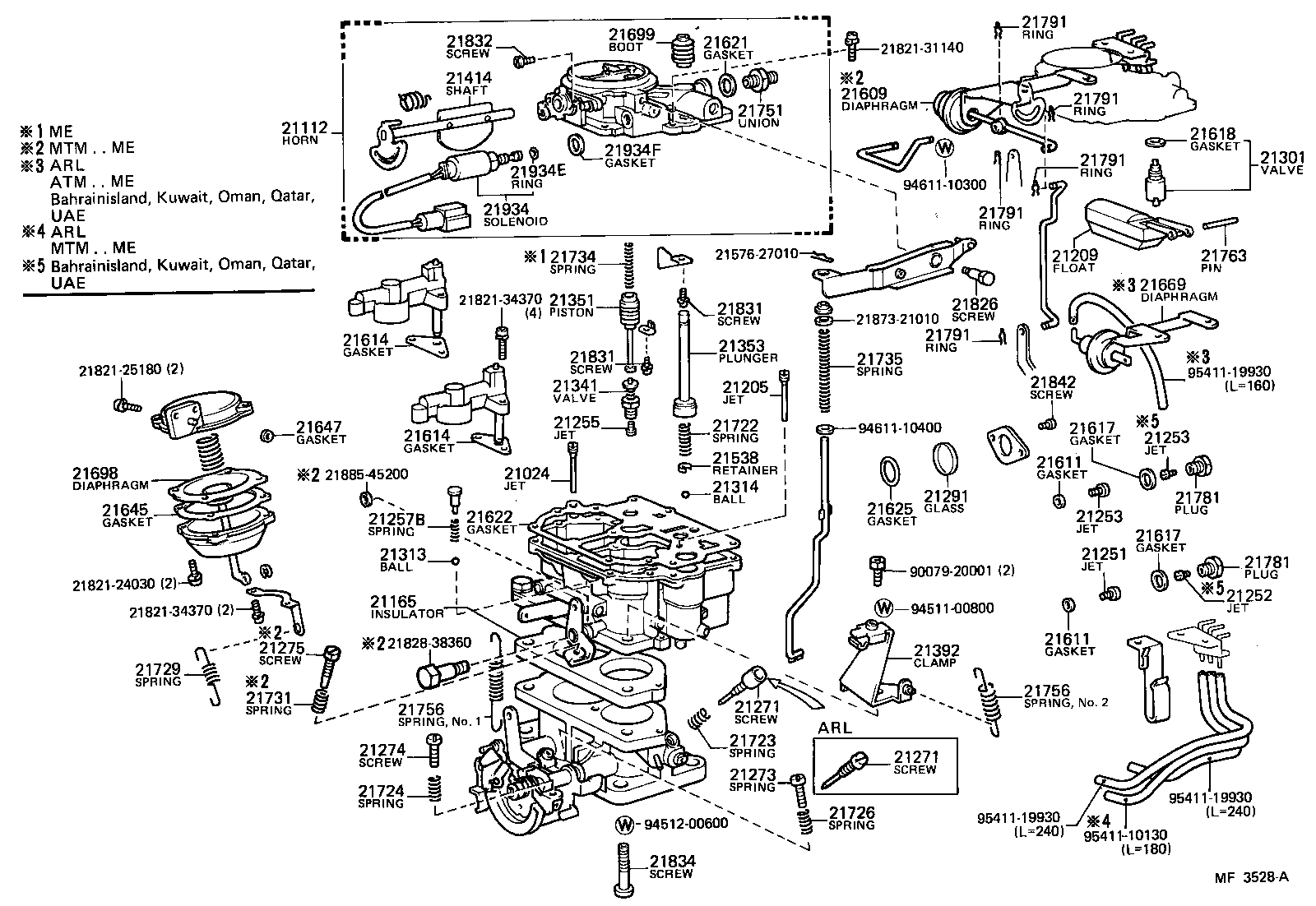  LAND CRUISER 60 |  CARBURETOR