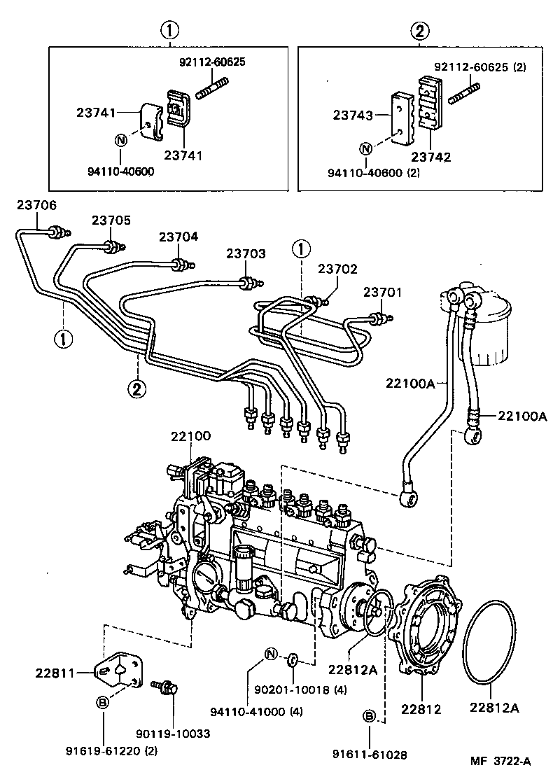  LAND CRUISER 60 |  INJECTION PUMP ASSEMBLY