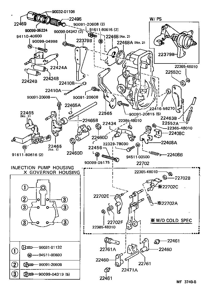  LAND CRUISER 60 |  MECHANICAL GOVERNOR