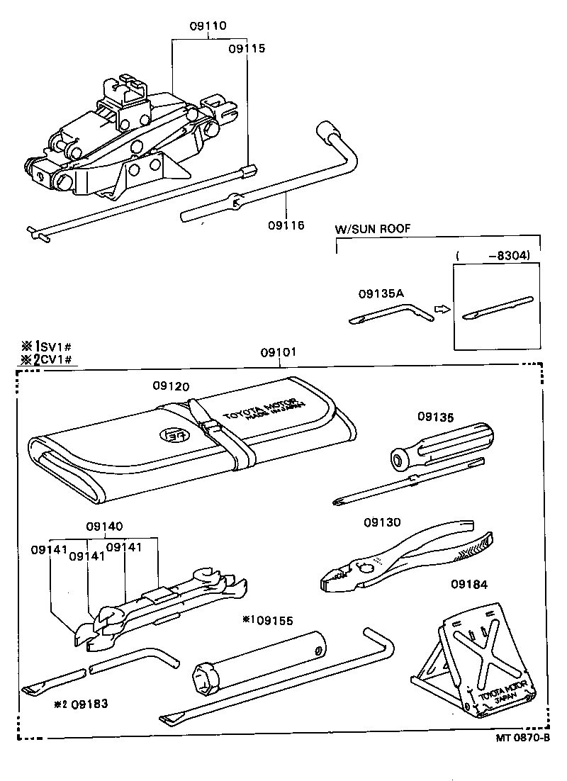  CAMRY |  STANDARD TOOL