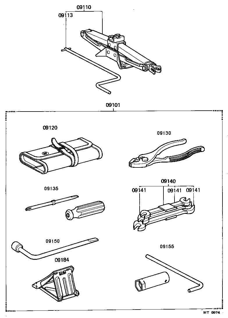  STARLET |  STANDARD TOOL