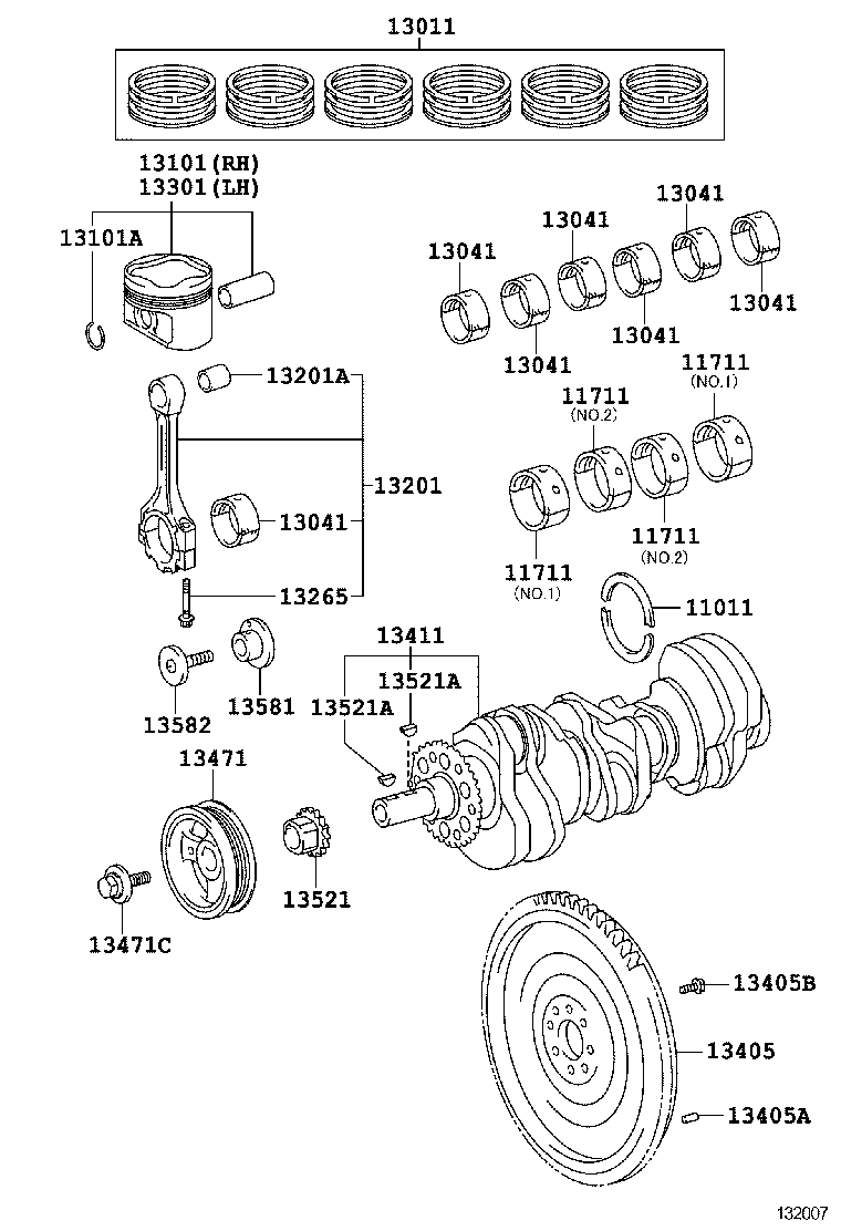  CROWN HYBRID |  CRANKSHAFT PISTON