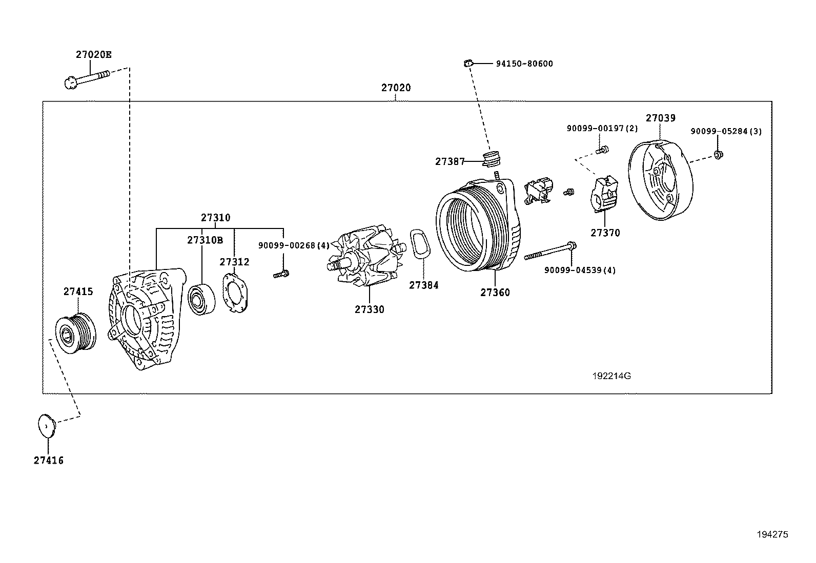  HIACE REGIUSACE |  ALTERNATOR