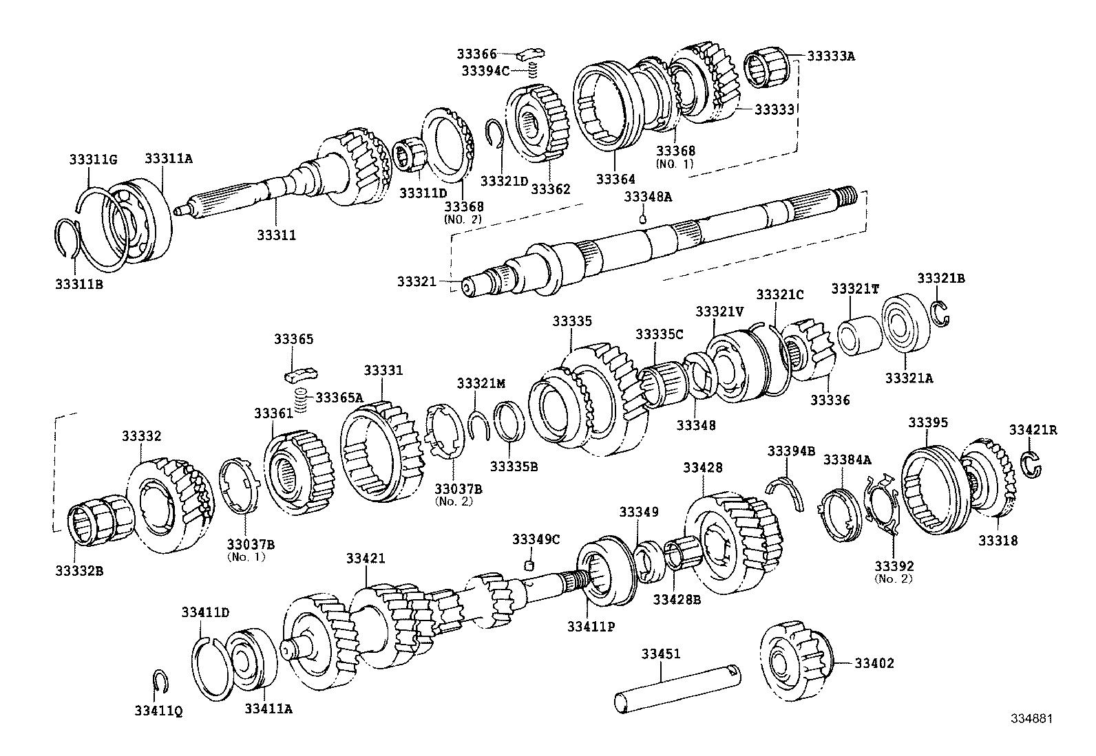  HIACE REGIUSACE |  TRANSMISSION GEAR MTM