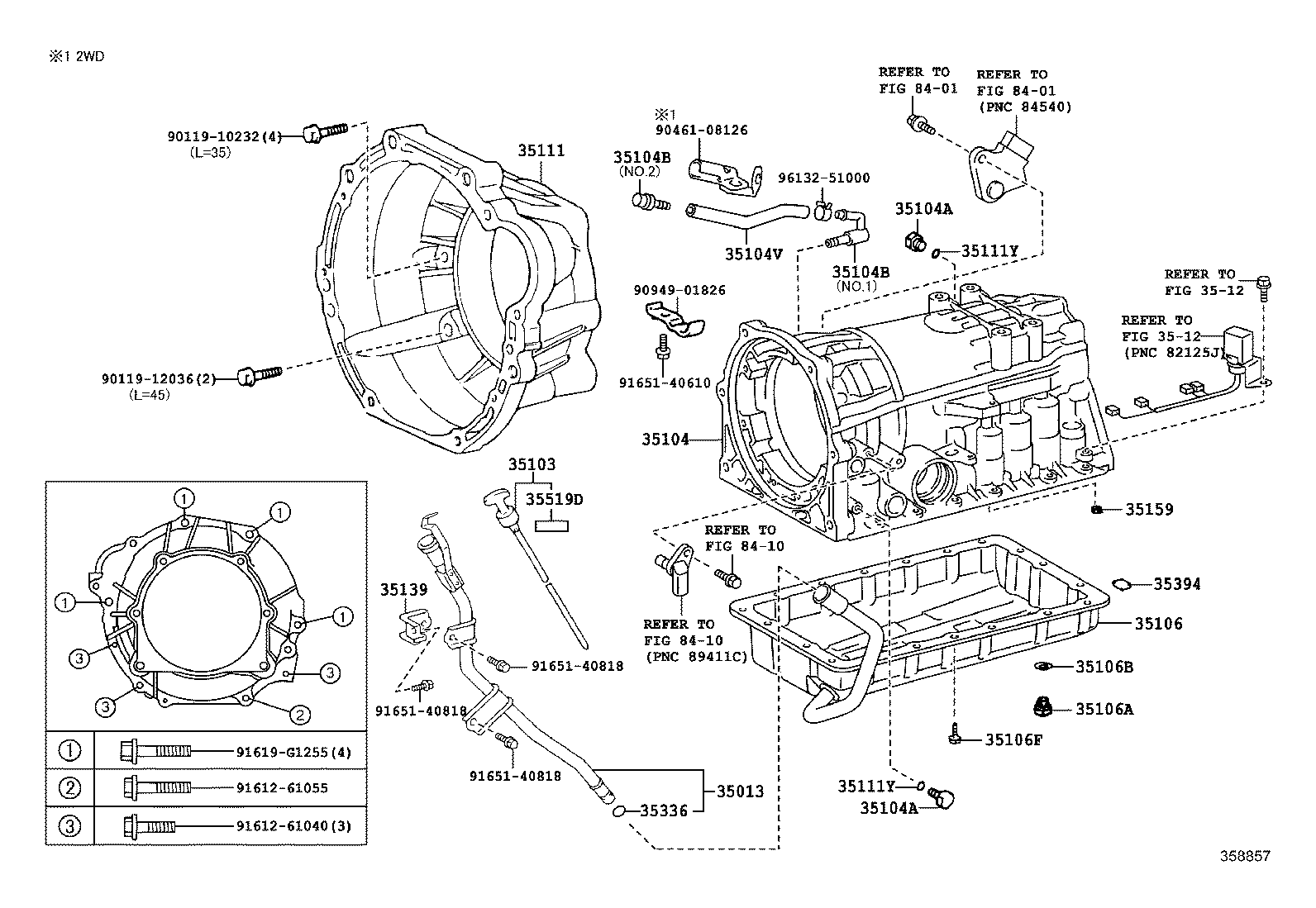 HIACE REGIUSACE | TRANSMISSION CASE OIL PAN ATM