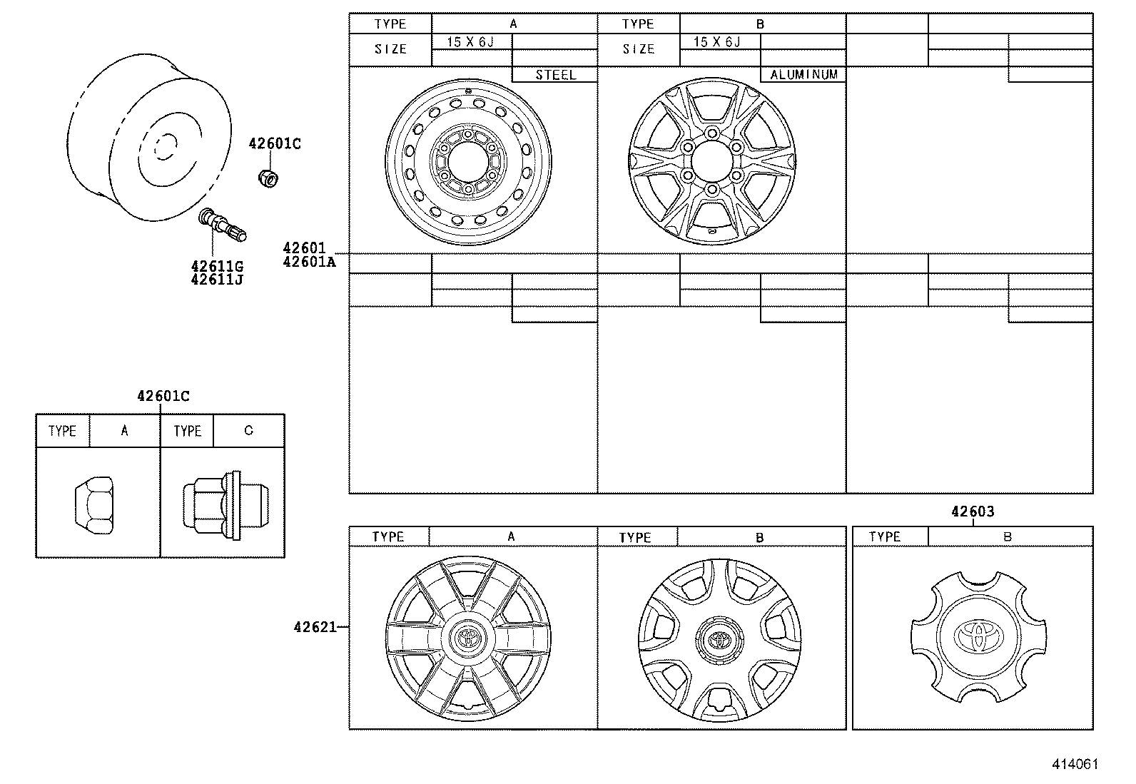  HIACE REGIUSACE |  DISC WHEEL WHEEL CAP