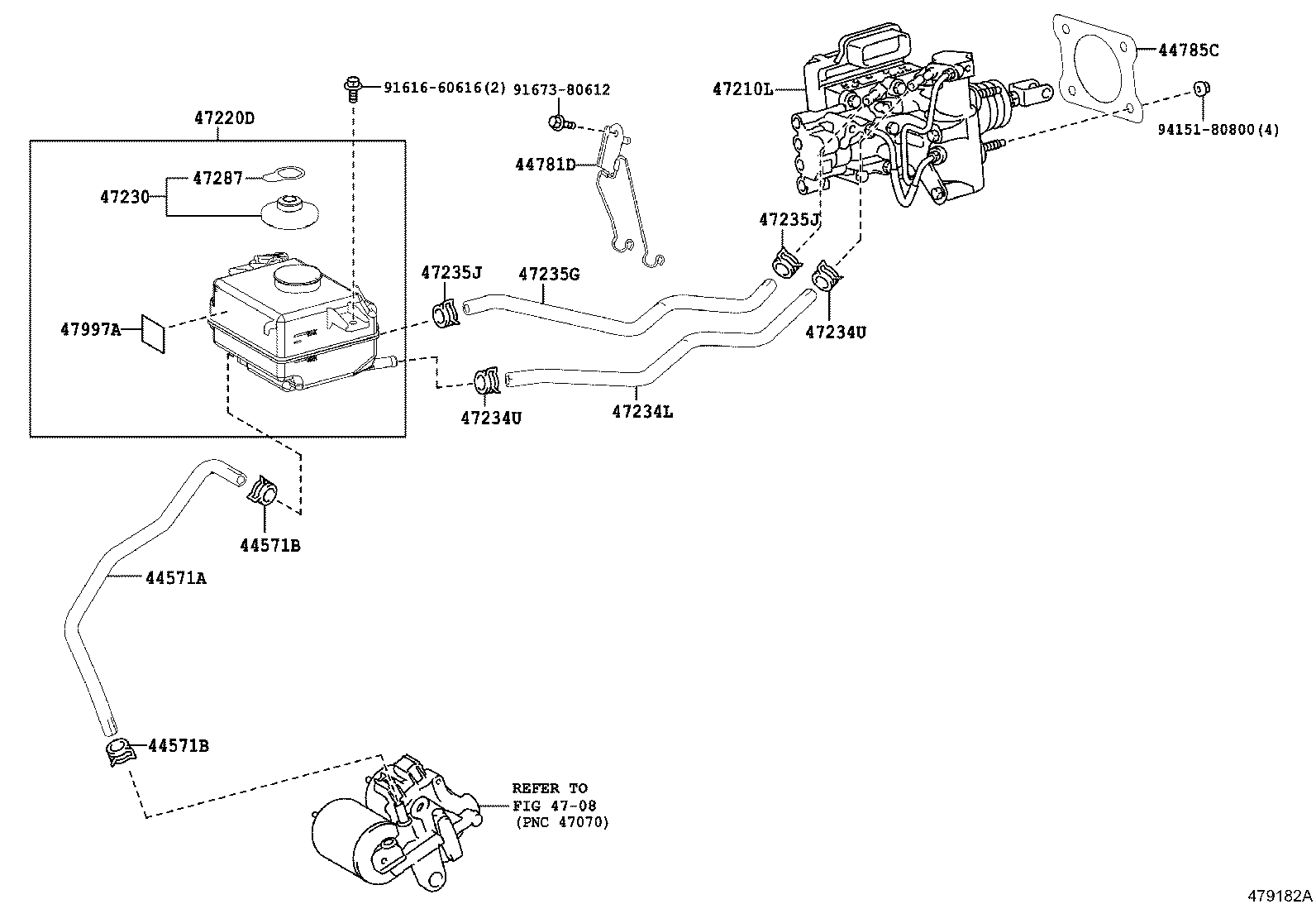  NOAH VOXY |  BRAKE MASTER CYLINDER