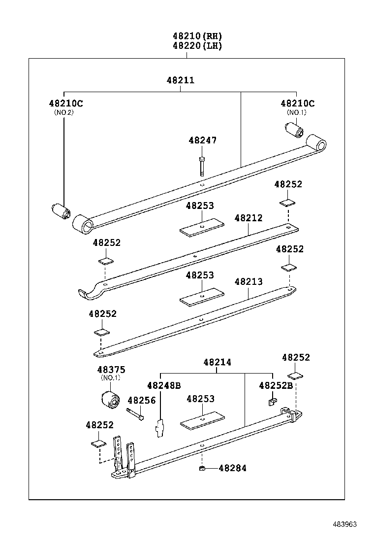  HIACE REGIUSACE |  REAR SPRING SHOCK ABSORBER