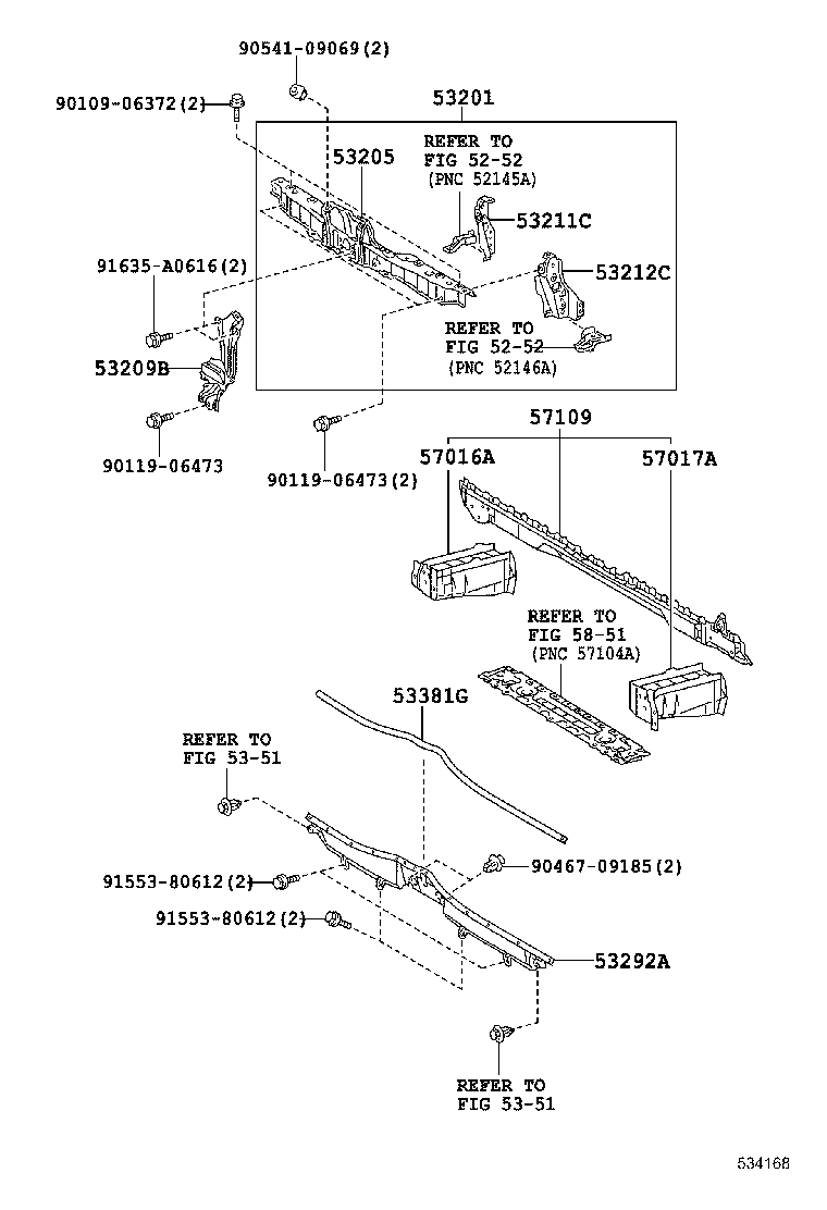  HIACE REGIUSACE |  FRONT FENDER APRON DASH PANEL