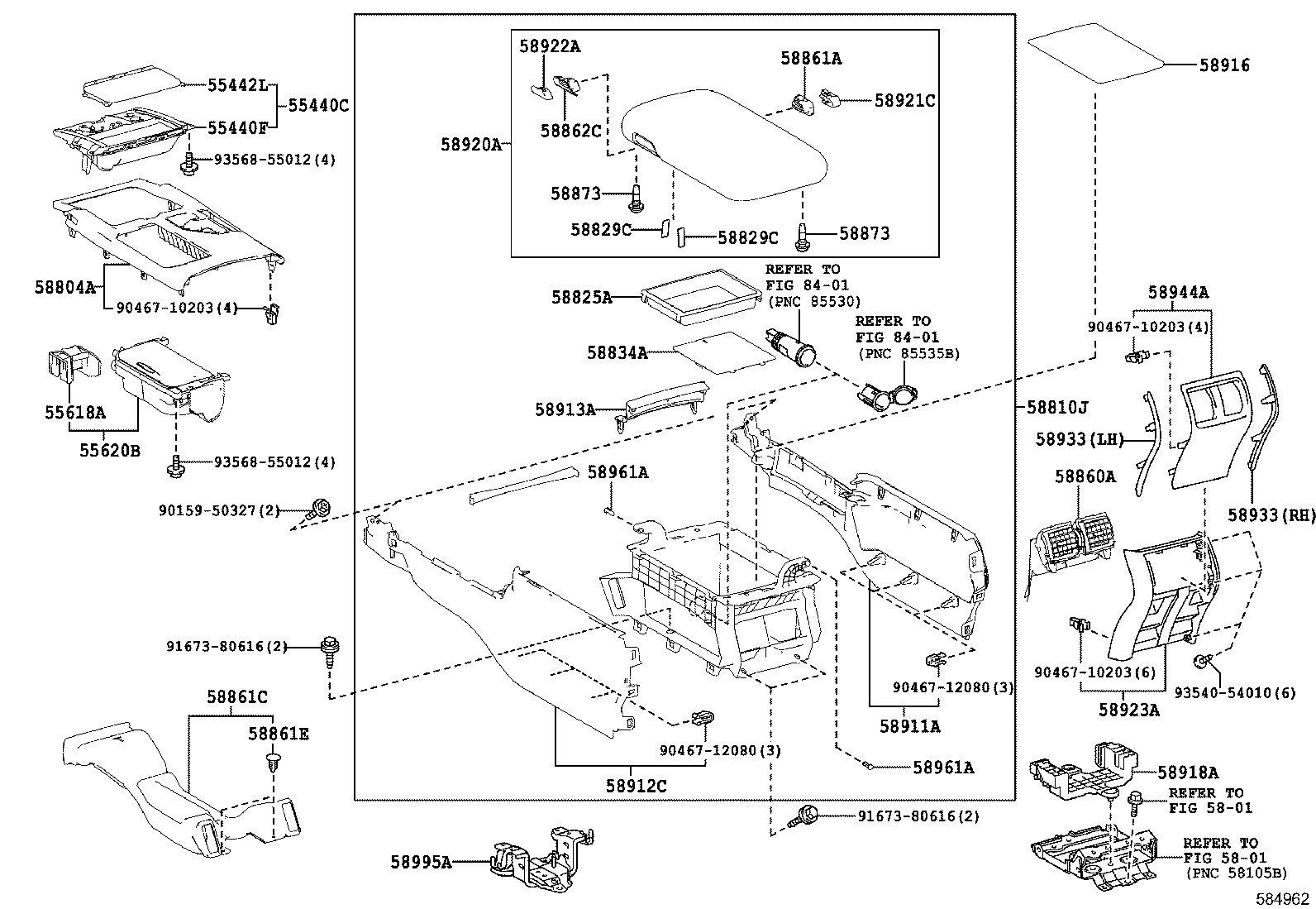  CROWN HYBRID |  CONSOLE BOX BRACKET