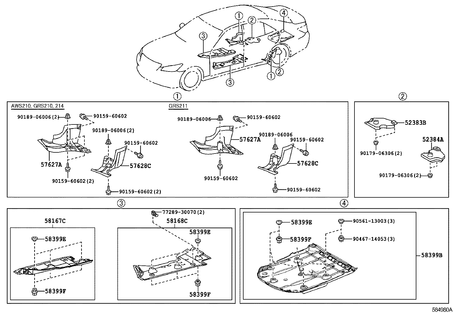  CROWN HYBRID |  FLOOR PAN LOWER BACK PANEL