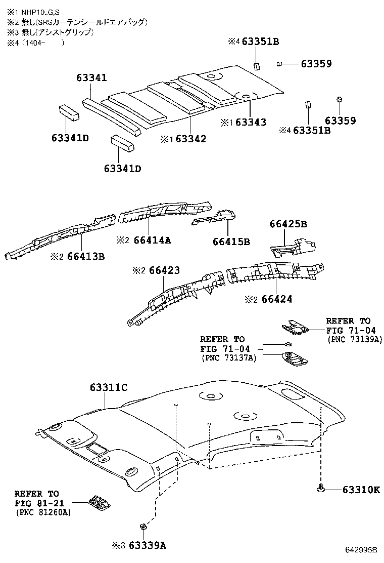 AQUA |  ROOF HEADLINING SILENCER PAD